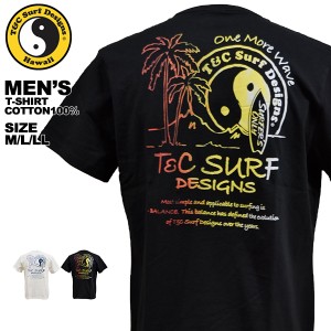 ティーアンドシーサーフデザイン t&c surf designs タウン&カントリー Tシャツ メンズ レディース 半袖 綿100% ブラック ホワイト DM234