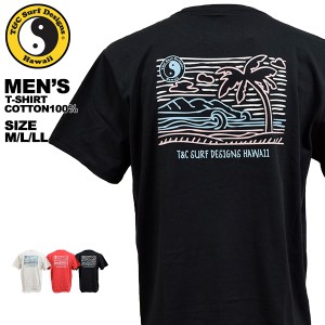 ティーアンドシーサーフデザイン t&c surf designs タウン&カントリー Tシャツ メンズ レディース 半袖 綿100% ブラック ホワイト ネイ