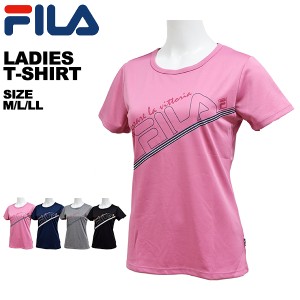 フィラ FILA レディース 半袖 Tシャツ 吸水速乾 ドライ UVカット FL6505【メール便も対応】