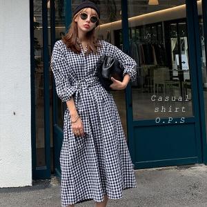 ギンガム チェック ワンピース レトロの通販 Au Pay マーケット