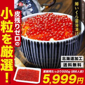 お中元 送料無料 【小粒特選】鱒いくら 醤油漬け 500g(約6人前) 食べ放題！ いくら イクラ ギフト 贈答 贈り物 プレゼント FF 