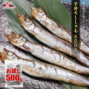 【3個購入で⇒1,100円クーポン！※実質送料無料】 子持ち 干しししゃも 500g アイスランド産 一夜干し カラフトシシャモ 樺太 からふと 