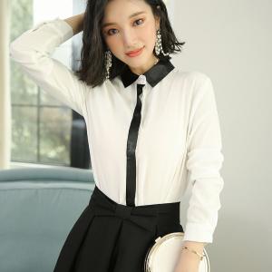 レディース ブラウス ロングシャツ 長袖 トップス S M L XL 2XL 3XL 4XL 大きいサイズ 送料無料