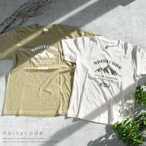 noisycode tシャツ キッズ 女の子 男の子 オリジナル カレッジTシャツ カレッジロゴ 山 ブランド 家族 お揃い デザインtシャツ ペア 綿10