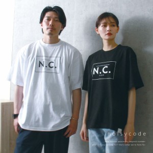 noisycode tシャツ オリジナル ロゴTシャツ オーバーサイズ レディース メンズ ブランド デザインtシャツ ペア 綿100% 半袖 おしゃれ プ