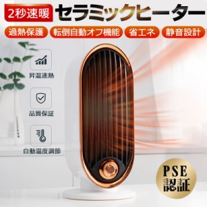 ファンヒーター セラミックヒーター 卓上ヒーター  電気暖房 恒温 700W 大風量 2秒速暖 過熱保護 温度過昇防止 転倒OFF 日本語説明書付き