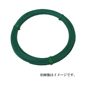 八幡ねじ 樹脂被膜 カラー針金 緑 ＃16×1kg 線径1.6mm×長さ約98m
