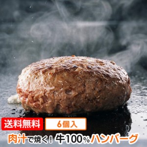 ハンバーグ 牛肉100% (130g×6個) 冷凍 お惣菜 手作り ギフトにも【送料無料】 解凍不要