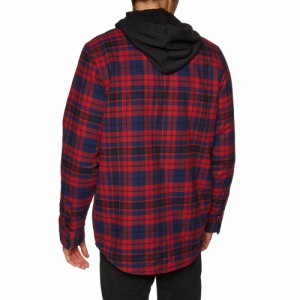 insulated flannel hoodie