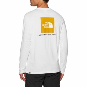 ザ ノースフェイス The North Face メンズ 長袖Tシャツ トップス North Face Red Box Long Sleeve T-Shirt TNF White Arrowood Yellow
