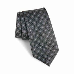 ノードストローム NORDSTROM MENS SHOP メンズ ネクタイ Malia Micro Medallion Silk Tie Black