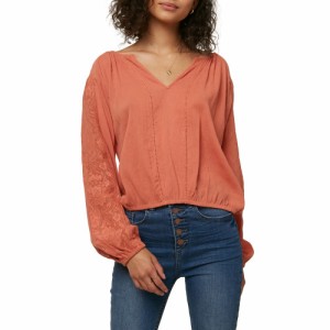 オニール O'NEILL レディース トップス La Riviere Lace Panel Top Henna