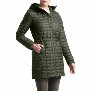 ザ ノースフェイス THE NORTH FACE レディース コート フード アウター ThermoBall Eco Hooded Parka New Taupe Green