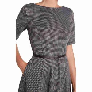 モドクロス Modcloth レディース ワンピース ワンピース ドレス Microcheck Fit And Flare Dress Blackの通販はau Wowma ワウマ フェルマート 商品ロットナンバー
