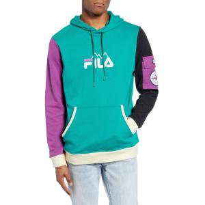 purple fila hoodie
