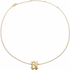 ザエムジュエラーズ THE M JEWELERS レディース ネックレス チョーカー ジュエリー・アクセサリー The Gothic Initial Pendant Choker Go