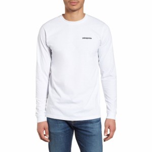 パタゴニア PATAGONIA メンズ 長袖Tシャツ トップス responsibili-tee long sleeve t-shirt White