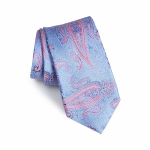 ノードストローム NORDSTROM MENS SHOP メンズ ネクタイ Kline Paisley Silk Tie Blue