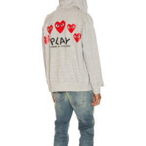 cdg play zip up