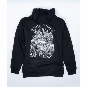 ラーキングクラス LURKING CLASS BY SKETCHY TANK メンズ パーカー Lurking Class by Sketchy Tank x Stikker Good Times Bad Friends Bl