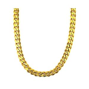 ザゴールドゴッズ THE GOLD GODS メンズ ネックレス ジュエリー・アクセサリー The Gold Gods Flat Edge 30 Cuban Link Necklace Gold