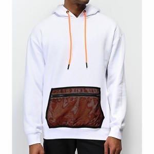 white orange hoodie