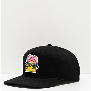ダンソン *DANSON* メンズ キャップ スナップバック 帽子 danson moon river black snapback hat Black