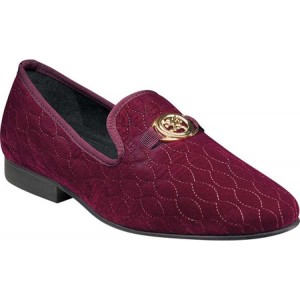 ステイシー アダムス Stacy Adams メンズ ローファー シューズ・靴 Valet Bit Loafer 25166 Burgundy Velour