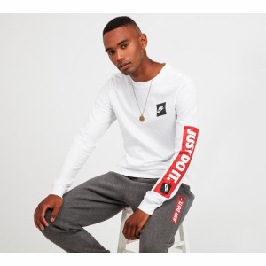 ナイキ Nike メンズ 長袖Tシャツ トップス just do it long sleeved t-shirt White