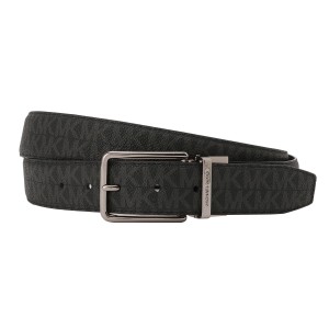 【即納】マイケル コース Michael Kors メンズ ベルト 34mm Ctfr Dress Belt 36H9LBLY9V Black シグニチャー シグネチャー リバーシブル