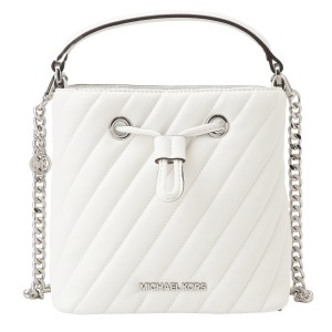 【即納】マイケル コース Michael Kors レディース ショルダーバッグ バッグ Suri Sm Bucket Xbody Bag 35T0SU2C0U WHITE キルティング