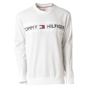 【即納】トミー ヒルフィガー Tommy Hilfiger メンズ 長袖Tシャツ トップス MODERN ESSENTIALS CREW NECK WHITE ロンT ロングT ロゴ プ