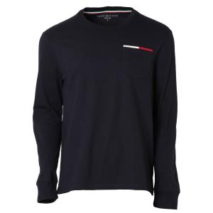 【即納】トミー ヒルフィガー Tommy Hilfiger メンズ 長袖Tシャツ トップス ICON POCKET L/S TEE 78F0163 SKY CAPTAIN ポケット ロンT