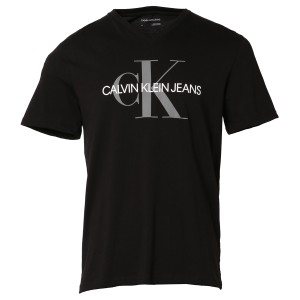 【即納】カルバンクライン Calvin Klein メンズ Tシャツ トップス SS MONOGRAM VNK CREW TEE BLACK クルーネック モノグラム ロゴ