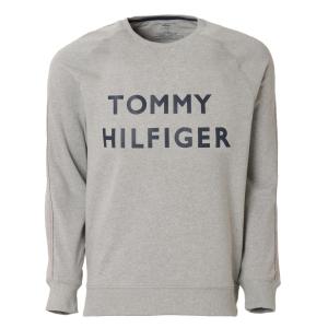 【即納】トミー ヒルフィガー Tommy Hilfiger メンズ スウェット・トレーナー トップス BRUSH BACK FLEECE CREW 09t3918 Grey クルーネッ