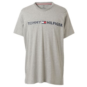 【即納】トミー ヒルフィガー Tommy Hilfiger メンズ Tシャツ トップス CREW TEE 09T3928 GREY HEATHER 半袖 ロゴプリント クルーネック