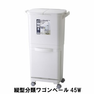 【値下げ】 縦型分類 ワゴンペール 45 幅40 奥行34 高さ80cm ペール ダストボックス ごみ箱 ゴミ箱 おしゃれ インテリア