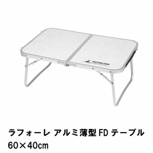 折りたたみ テーブル アウトドア 薄型 幅60 奥行40 高さ25 耐荷重30kg ローテーブル 取っ手付き コンパクト 収納 BBQ用 アルミ製