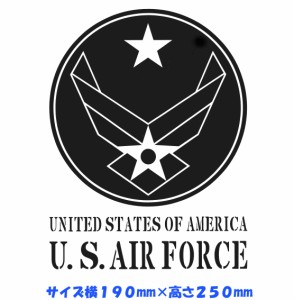 【ミリタリー インシグニア US AIR FORCE】ステッカー デカール ミリタリーステッカー ミリタリーデカール Wowma! MT-04