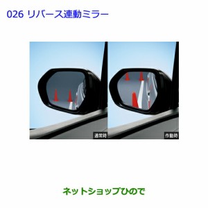 ●◯純正部品トヨタ プリウス PHVリバース連動ミラー純正品番 08641-47080【ZVW51 ZVW55】