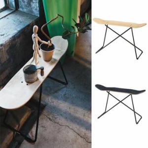 スケートボード好きに サイドテーブル ＳＵＫＥＢＯ 送料無料 ユニーク おしゃれ 木製 コンソール おもしろ家具 サイドテーブル