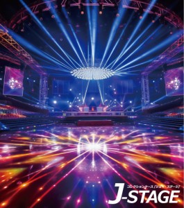 【J-STAGE スタンダード レギュラータイプ専用 背面デザインシート】 アイドル 歌手 コンサート ステージ 背景 スポットライト 照明 風景