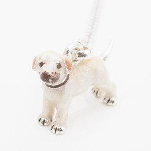 希少 TIFFANYティファニー キーホルダー 犬 ドッグ チャーム