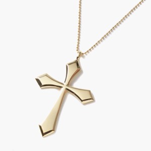 18金クロスペンダント ゴールド 十字架ネックレス キリスト JISUS K18