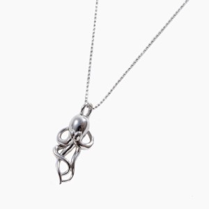 タコペンダント シルバーペンダント silverネックレス たこアクセサリー オクトパス Octopus