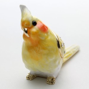 ◇オカメインコ◇【ミニジュエリーケース】 宝石箱 (ペケちゃん)ジュエリーボックス