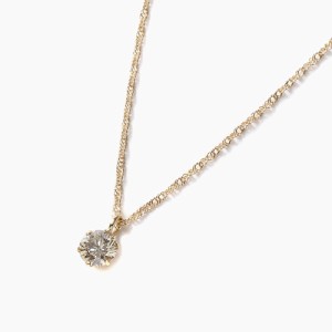 18金 ダイヤモンド ペンダント K18・I1クラス ダイヤ 0.15ct