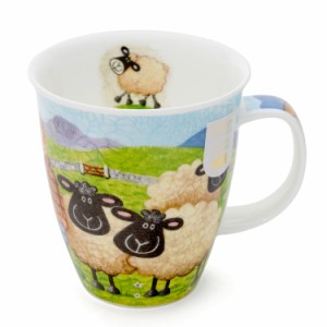 ダヌーン マグカップ NEVIS みんなと一緒に記念撮影！ SHEEPIES FARMER Dunoon Mug 正規販売代理店 マグ ギフト 結婚祝い プレゼント 贈