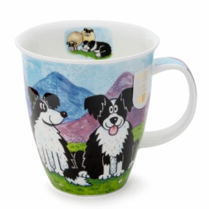 ダヌーン マグカップ NEVIS 高原で一休み コリー HIGHLAND ANIMALS COLLIE Dunoon Mug 正規販売代理店 マグ ギフト 結婚祝い プレゼント 