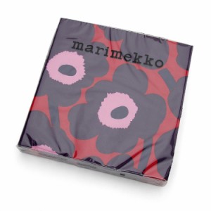 マリメッコ ペーパーナプキン ウニッコ レッドブルー 33x33cm 20枚入り marimekko UNIKKO 北欧雑貨 北欧 キッチン 紙ナプキン おしゃれ 